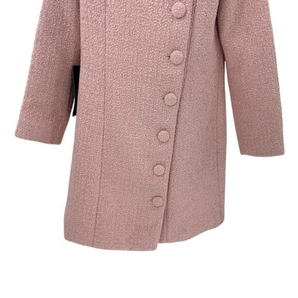 Tuckernuck NEW Birkley Pastel Pink Tweed Long Sleeve Classic Mini Dress Size M - Picture 6 of 11